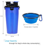 Dog 2 in 1 Portable Food and Water Bottle and bowl