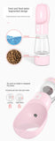 Portable Dog Water Bottle with Food Container