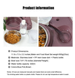 Dog Food and Water Feeder