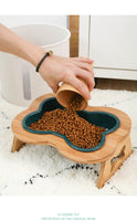 Dog Food and Water Bowl