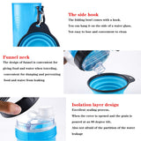 Portable 2 in 1 Pet Food and Water Bottle