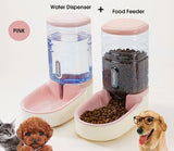 Dog Food and Water Dispenser