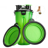 Dog 2 in 1 Portable Food and Water Bottle and bowl