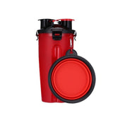 Dog 2 in 1 Portable Food and Water Bottle and bowl