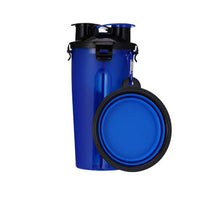 Dog 2 in 1 Portable Food and Water Bottle and bowl