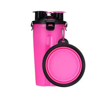 Dog 2 in 1 Portable Food and Water Bottle and bowl