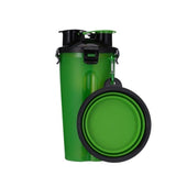 Dog 2 in 1 Portable Food and Water Bottle and bowl