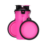 Dog 2 in 1 Portable Food and Water Bottle and bowl