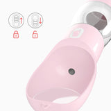 Portable Dog Water Bottle with Food Container