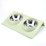 Dog Food and Water Bowl