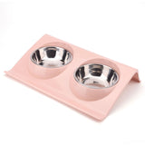 Dog Food and Water Bowl