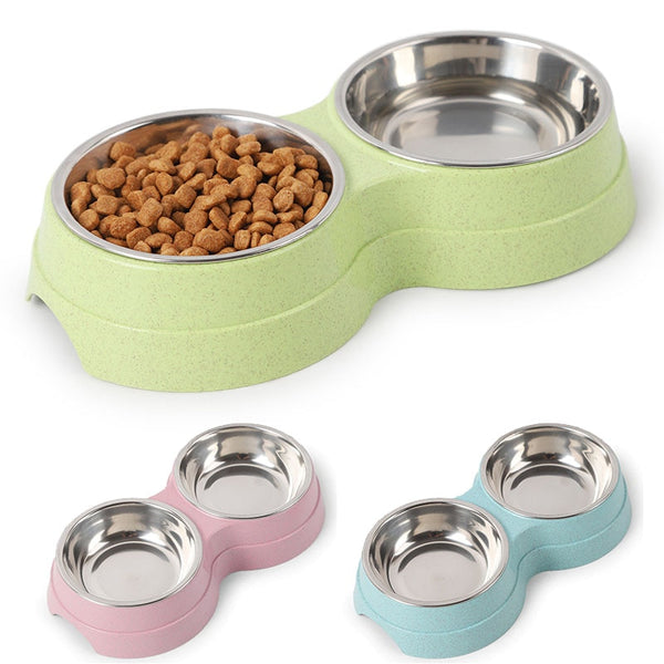 Dog Food and Water Bowl