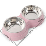 Dog Food and Water Bowl
