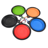 Portable Outdoor Dog Food and Water Bowl
