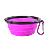 Portable Outdoor Dog Food and Water Bowl