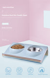 Dog Food and Water Bowl