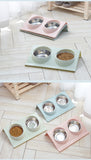Dog Food and Water Bowl